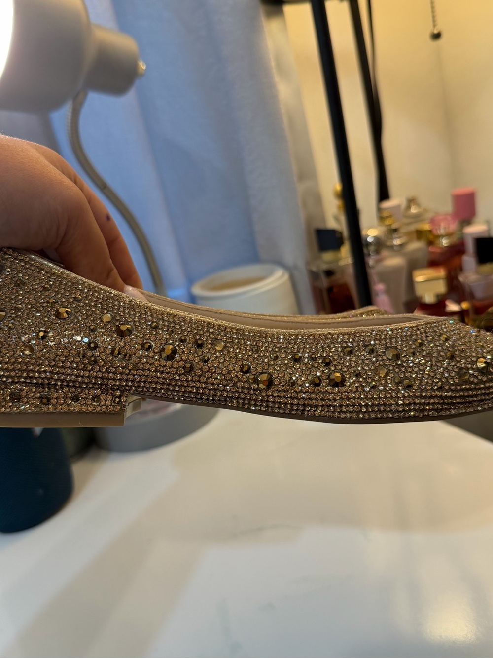 Betsey Johnson Gold Rhinestone - Picture 5 of 11